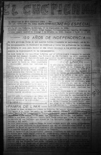 Portada de El Chepicano