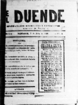 Portada de El Duende