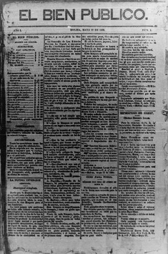 Portada de El Bien Público