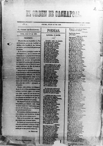Portada de El Orden de Cachapoal
