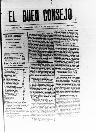 Portada de El Buen Consejo